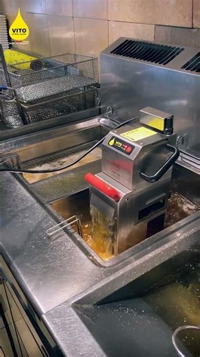 VITO Frying Oil Filtration System #filtration #kitchen #chef #fryer #fryingoil #dubai #fyp #short