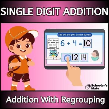 Add and Pick: Single Digit Addition With Regrouping Digital Resources