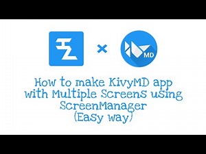 How to make KivyMD app with Multiple Screens using ScreenManager | #KivyMD | # Pydroid3 | CodeWithHN