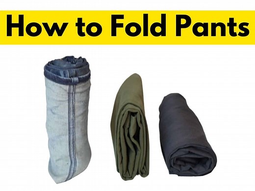7 Smart Ways to Fold and Store Pants: Fast, Compact, and Neatly (Photos   Video Guides)