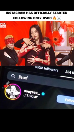 Instagram following only jisoo ☠️ 🔥#blackpink #trendingshorts #viralvideo #youtubeshorts #fypviralシ