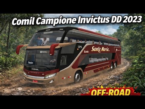 Luxury Double Decker Bus Drive 😎 Comil Invictus DD 2023 Full Gameplay | Realistic Driving