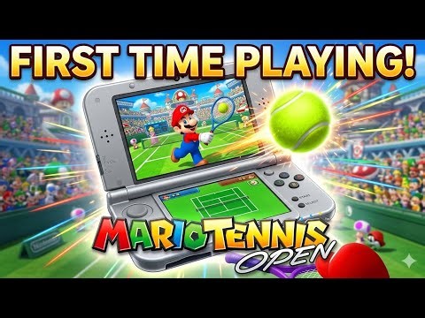 Mario Tennis Open Gameplay on Nintendo 3DS XL | First Time Playing