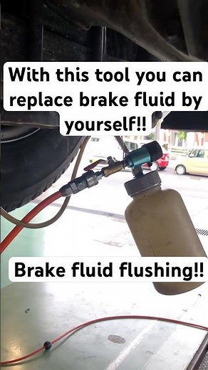 Brake fluid flushing!! || how to replace brake fluid by yourself!? #brakefluid