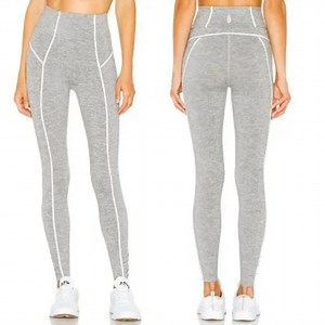 NEW Free People You're A Peach High Rise Grey Leggings Womens Size XS, M, L