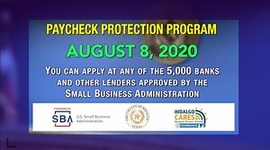 3.6K views · 20 reactions | Congress has once again extended the deadline to apply for the Paycheck Protection Program. All Hidalgo County businesses have until August 8th to apply. To see whether you qualify and for more information visitwww.hidalgocares.org. | Hidalgo County, Texas | Facebook