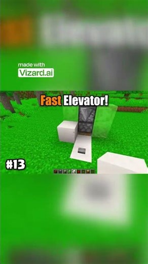 How to Build a Fast Elevator in Minecraft!