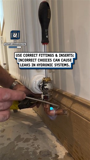 Now this is how you install a radiator flow pipe 😮💦 #satisfying #install #plumbing | UNILAD Tech