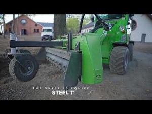 Avant Power rake attachment for Avant Articulated Mini Loader