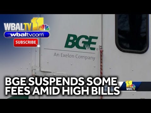 BGE waiving certain fees amid high energy bills