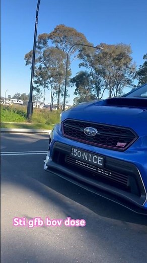 Wrx Sti flutter dose running a GFB respons bov #turbosound #flutter #wrxsti