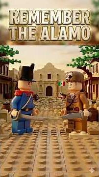 Remember The Alamo - Retold With Bricks!