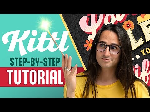 The EASIEST Design Tool: Step-by-Step Full Kittl Tutorial