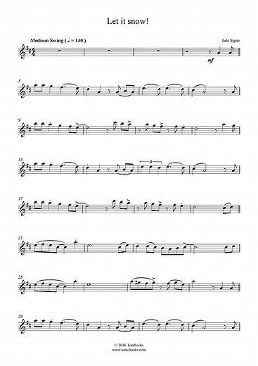 Let It Snow! (Styne) - Flute Sheet Music