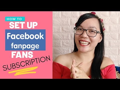 HOW TO SET UP FAN SUBSCRIPTION ON FACEBOOK PAGE | ELIZABETH VELOSO