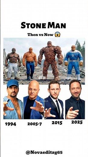 Stone Man Evolution😱 Fantastic Fou – Then vs Now (1994 to 2025)