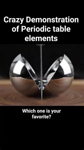 Periodic table elements|| Crazy Demonstration #scienceexperiment #asmr #shorts