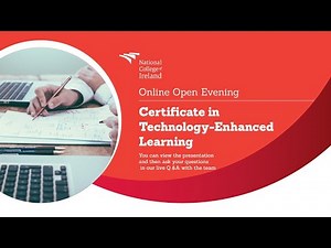 Introduction to Technology-Enhanced Learning at NCI