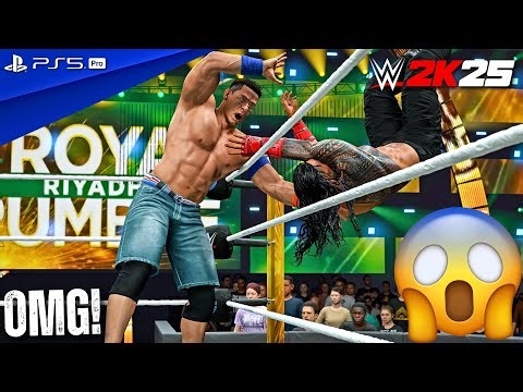 WWE 2K25 - 30-Man Royal Rumble Match at Royal Rumble 2026 in Riyadh, Saudi Arabia | PS5 Pro [4K60]