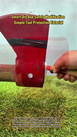 Smart DIY Axe Safety Modificatio | Simple Tool Protection Tutorial