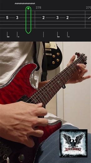 Alter Bridge - Blackbird - Solo [TAB] #shorts #guitar