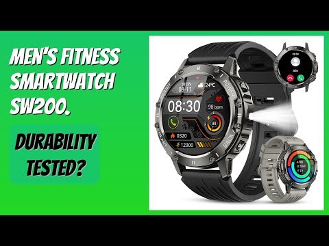 REVIEW (2026): Men's Fitness Smartwatch SW200. Features