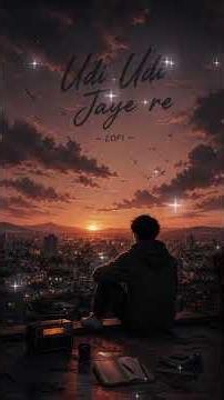 Udi Udi Jaye Re 🌙 | Slowed + Reverb | Lofi Remix | 4K Aesthetic Visual | Chill Beats