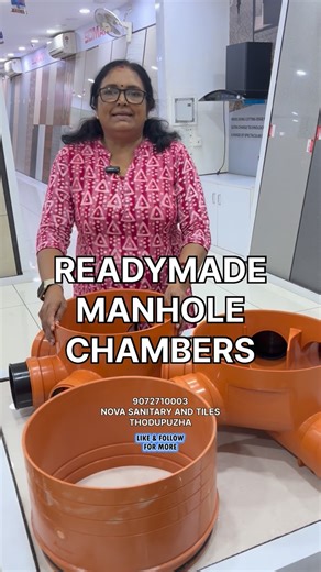 NOVA SANITARY & TILES – Home Improvement Store Thodupuzha on Instagram: "🚧 Upgrade Your Drainage & Sewer System with Supreme Ultra Manhole Chambers – Durable, Watertight & Easy to Install! 🚧 Looking for a reliable manhole chamber solution that delivers strength, hygiene, and long-lasting performance for residential, commercial, and municipal drainage projects? Our Supreme Ultra Manhole Chambers are engineered to outperform traditional concrete and masonry systems — offering lightweight yet rob