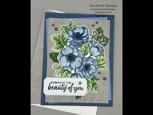 Stampin' Up Sneak Peek Enduring Love Embrace the Beauty Card Video Tutorial by Tarabeth Stamps