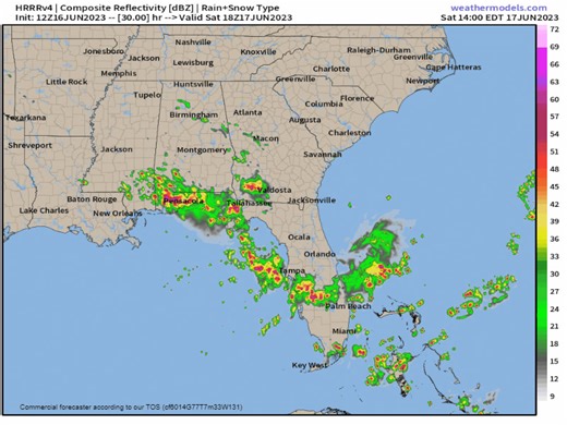 7.8K views · 227 reactions | Future radar for the southeast up to Sunday AM. Multiple rounds of storms/rains expected. Some overnight again. Some making it deeper into the peninsula. www.spaghettimodels.com | Mike's Weather Page | Facebook