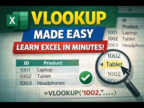 How to Use VLOOKUP in Excel (Step-by-Step Guide)
