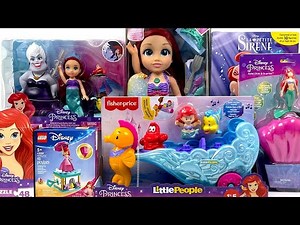 Disney The Little Mermaid Toy Collection Unboxing Review ASMR