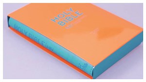 A stylish and durable pocket-sized NIV Bible with a contemporary and...