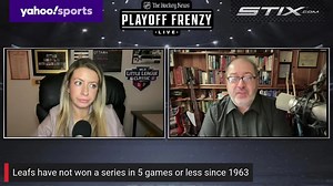 Maple Leafs’ Anthony Stolarz Leaves Game 1 After Taking Elbow From Panthers’ Sam Bennett