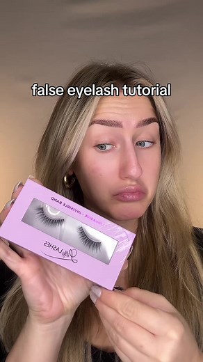 False Eyelashes Tutorial for Beginners