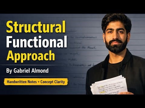 Structural functional approach by Gabriel Almond | 4th sem Pol. Science | Handwritten notes | NEP