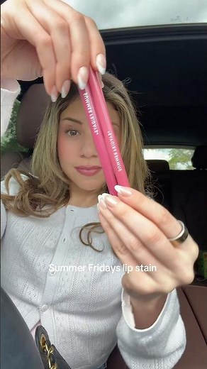 Lip combo of the day: Summer Fridays lip stains + YSL lip oil #summerfridays #lipcombo #lipstain