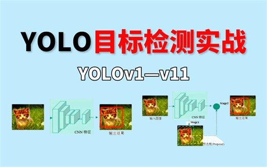 【通俗易懂版】这绝对是B站2025年目标检测yolov1-v11的天花板教程！从入门到精通全套教程，全程干货无废话！我居然6小时学懂了，草履虫都能学会