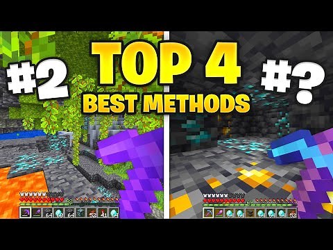Top 4 BEST Mining Methods & Y-Level for Diamonds in Minecraft 1.19!