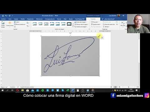 Añadir una firma digital en WORD