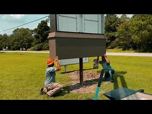 Church Monument Sign Install ASMR