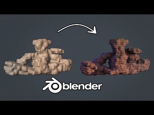 How to Make Cliff Formations in Blender! Geo Nodes Tutorial #b3d