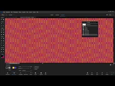 Farbverfechtung mit Bindungstafel
