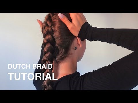 Single Dutch Braid Tutorial