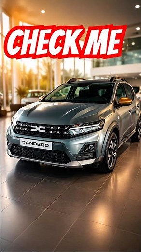 Dacia Sandero Looks Surprisingly Premium 🔥 #DaciaSandero #Dacia #Shorts