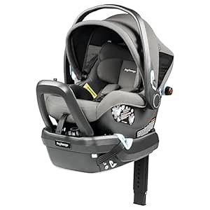 Peg Perego Primo Viaggio Nido - Rear Facing Infant Car Seat - Includes Base with Load Leg & Anti-Rebound Bar - for Babies 4 to 30 lbs - Made in Italy - Mercury