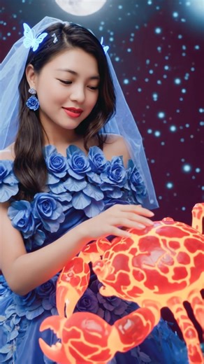 lava glowing crabe #virtualbites