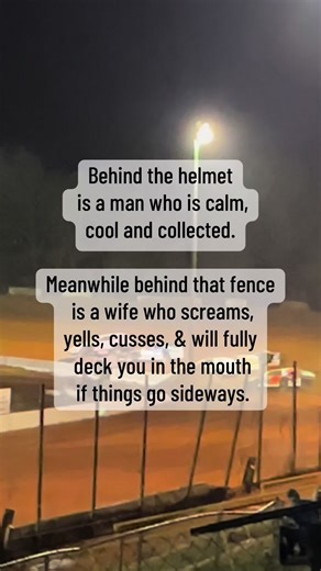 Respectfully. #dirttrackwife #heschillimnot #relatable #dirttrackracing #fypシ