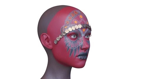 3d Rendering Womans Face Close-up Stock Footage Video (100% Royalty-free) 3586963247 | Shutterstock