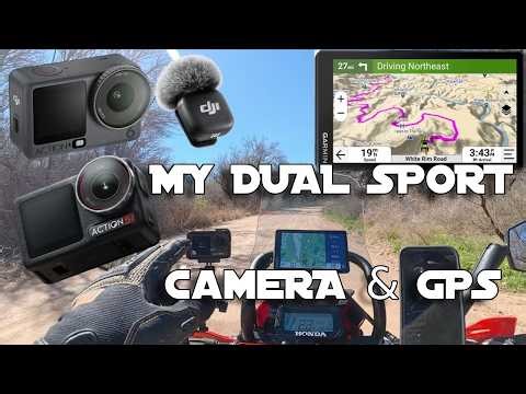 My Dual Sport Motorcycle Camera - GPS & Windshield Setup | Honda CRF300L